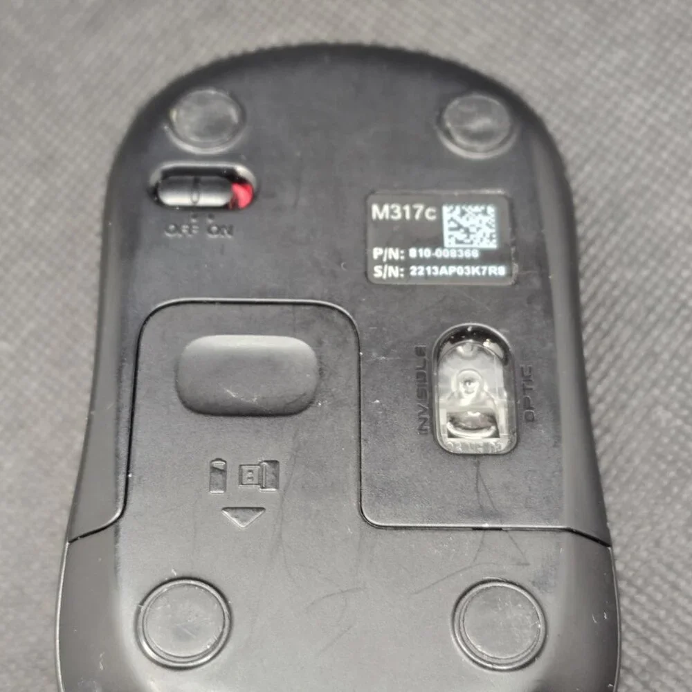 Logi M317C Wireless Mouse Pink Leaves with Dongle